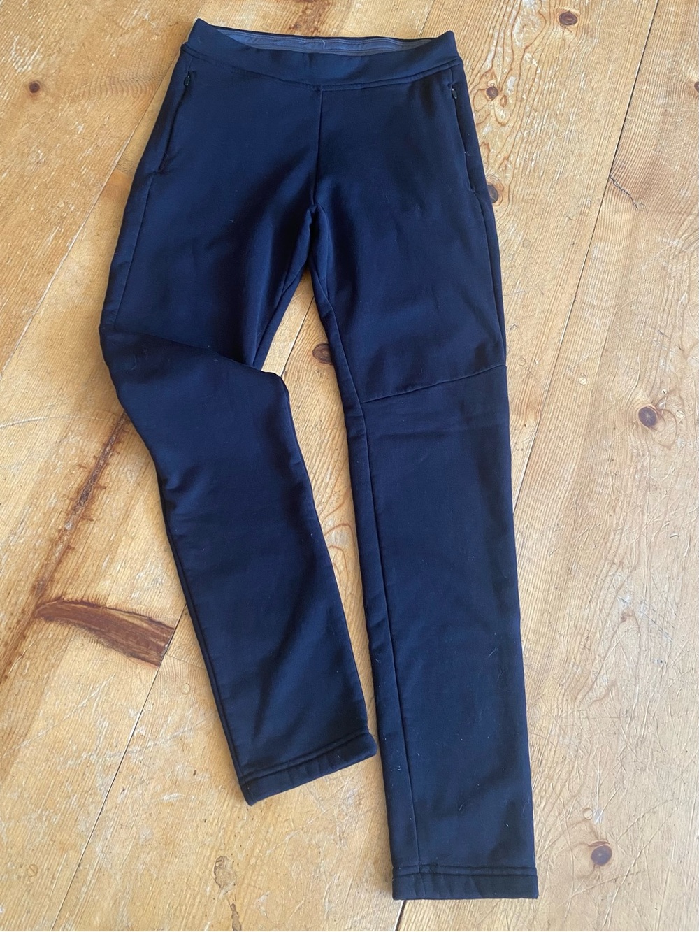 REI Women’s Black Hyper Stretch Fleece-Lined Leggings Size Small